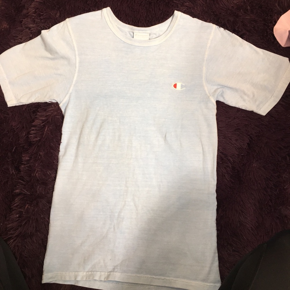 Light blue champion tee